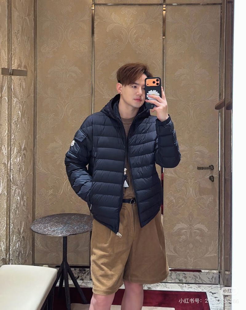 몽클레르 후드 경량 패딩 재킷 - 브루넬로 쿠치넬리 패딩 레플리카 사이트 참고 이미지